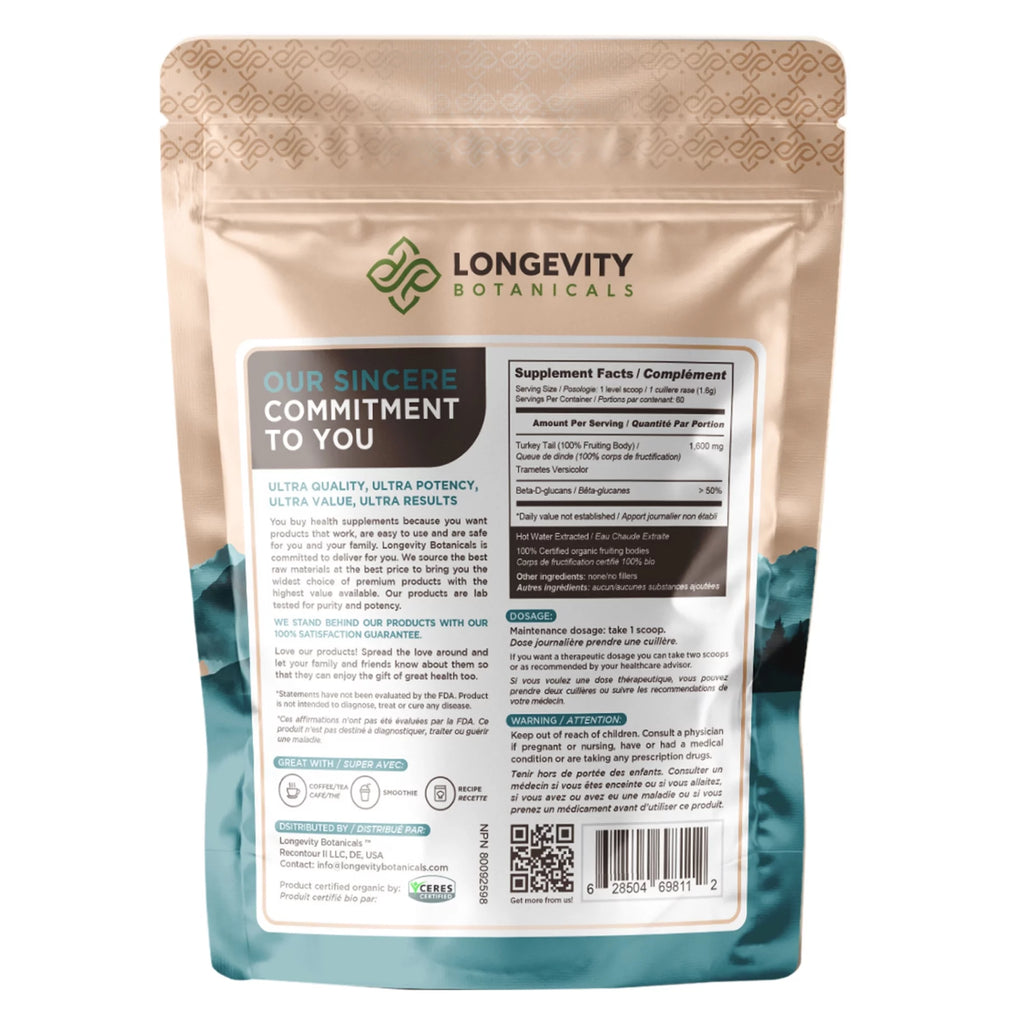Organic Turkey Tail Mushroom Supplement Powder L73013