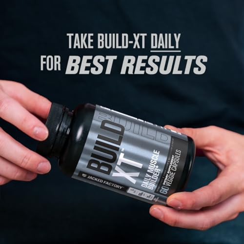 Daily Muscle Builder Supplement for Strength & Growth - 60 Veggie Pills U9496