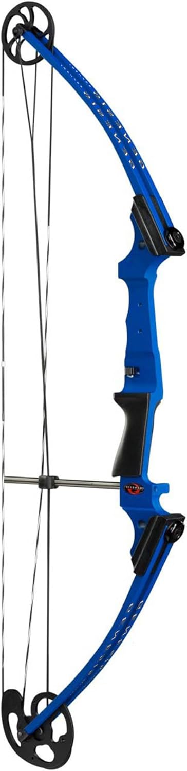Compound Bow, Adjustable Draw Length 15-30", Draw Weight 10-20 lbs, Right-Handed, Blue (2 Pack) P3555