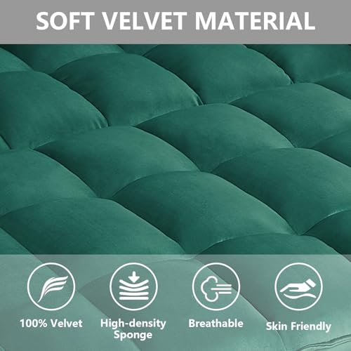 Convertible Sleeper Sofa Bed with Pull-Out Bed and Adjustable Backrest V521