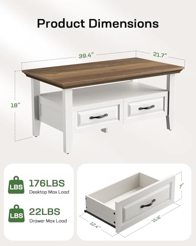 Lift Top Coffee Table with Open and Hidden Storage, Modern Fluted Design S200567