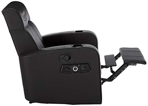 Recliner Gaming Chair with Bluetooth Audio, Headrest Speakers, Footrest and Cupholder M149