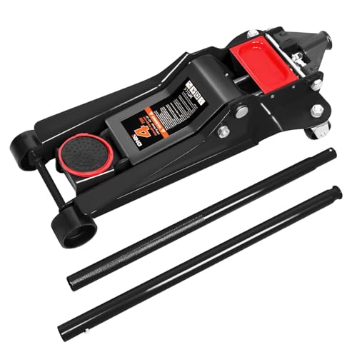 Floor Jack 3 Ton Capacity, Low Profile Heavy Duty Hydraulic Car Jack, Lifting Range 3"-20" O821