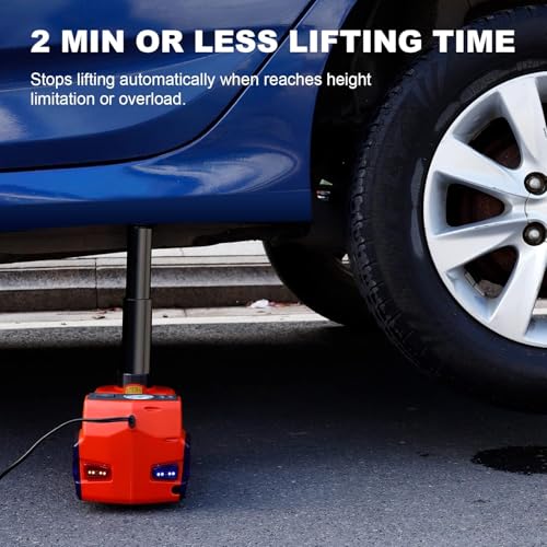 Car Jack Kit 5 Ton 12V with Impact Wrench and Tire Inflator B789