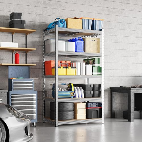 5-Tier Adjustable Metal Shelving Unit for Garage, Pantry, and Warehouse M7734