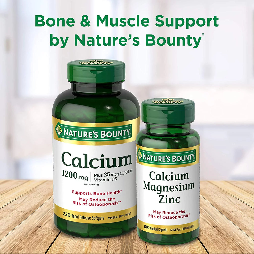 Calcium 1200mg with Vitamin D3 Softgels, 220 Count (Pack of 3) L24847