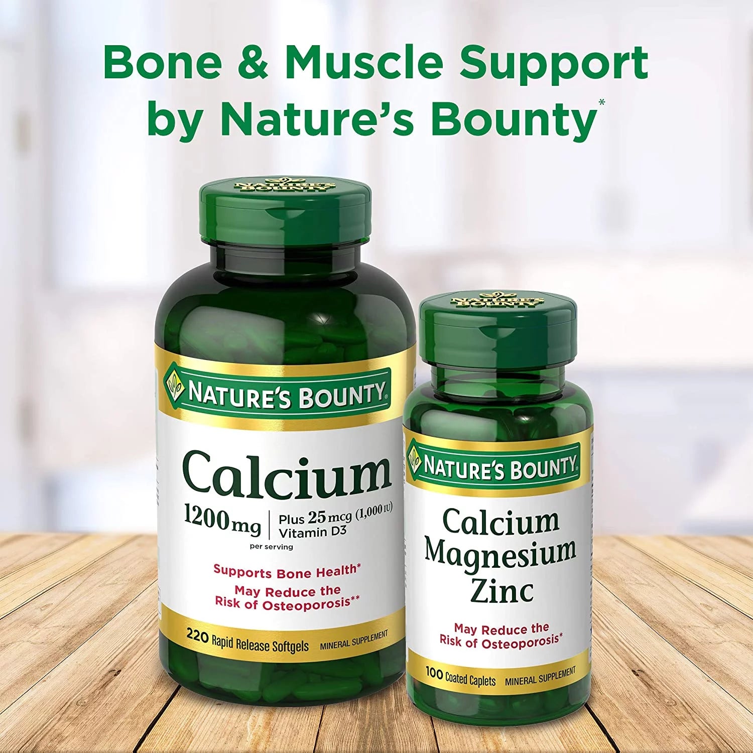 Calcium 1200mg with Vitamin D3 Softgels, 220 Count (Pack of 3) L24847