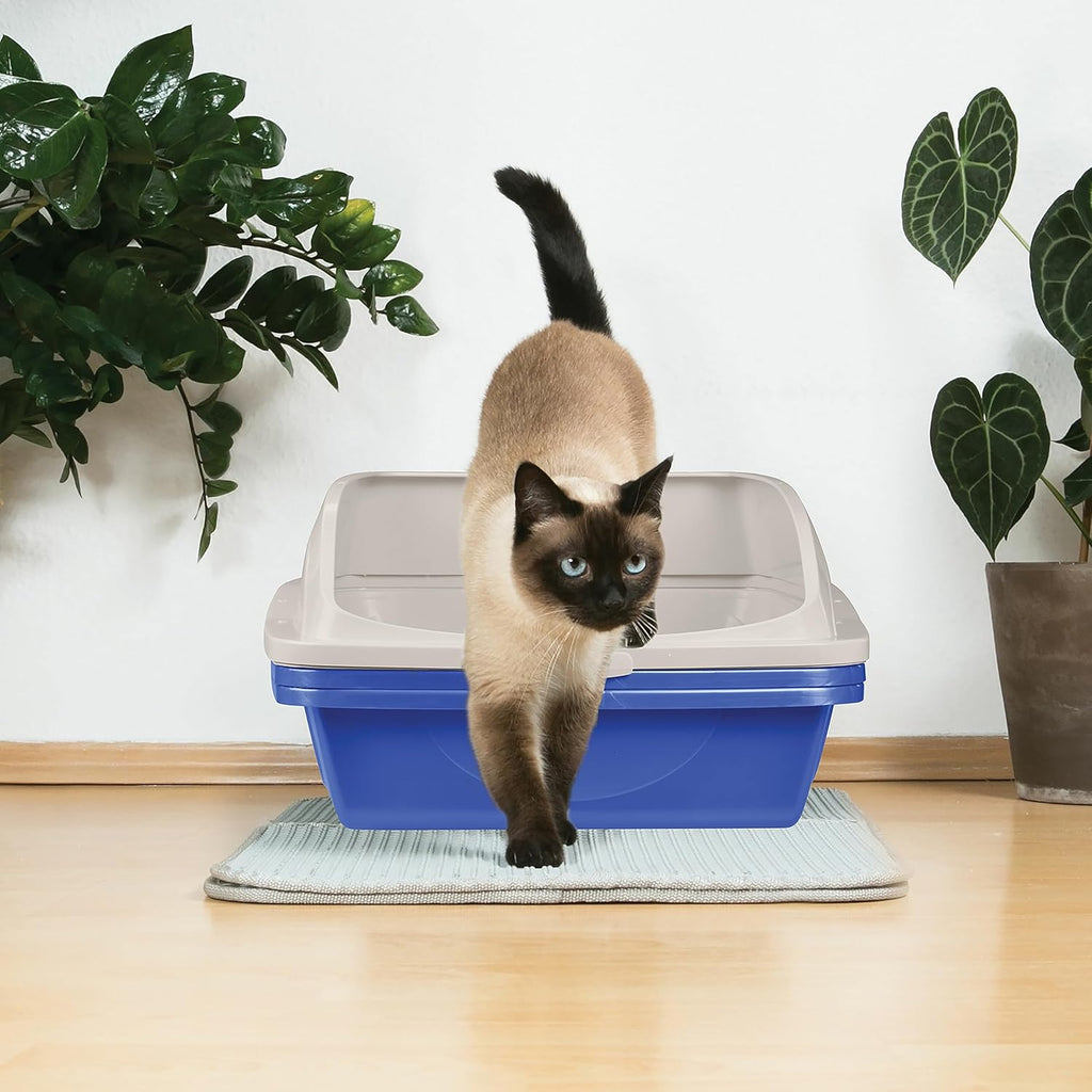 Large Sifting Cat Litter Box with Frame, High Sided N2625