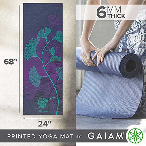 Yoga Mat 6mm Extra Thick Non Slip for Yoga, Pilates & Floor Workouts Z39445
