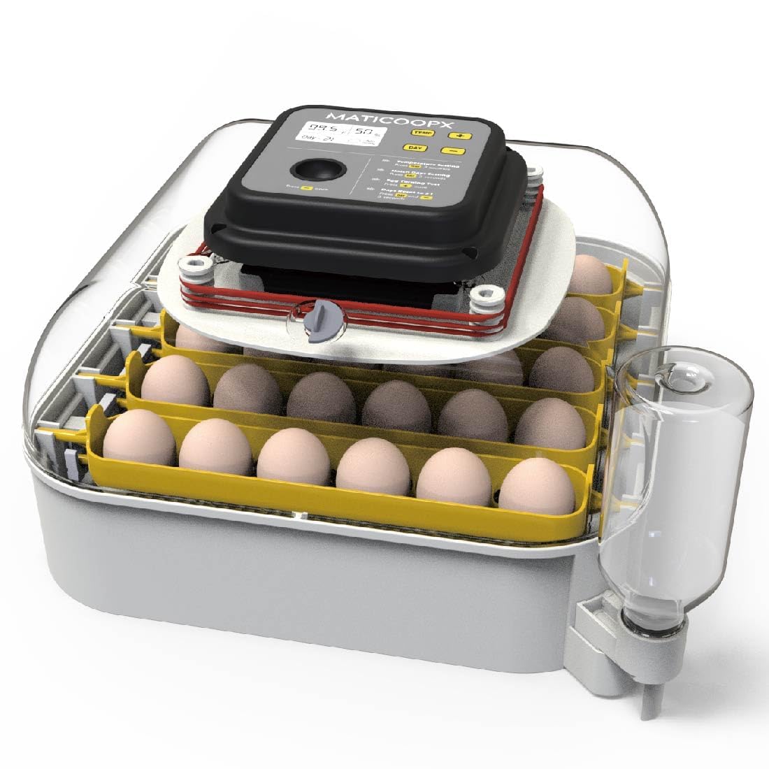 30 Egg Incubator with Humidity Display and Automatic Egg Turner D986