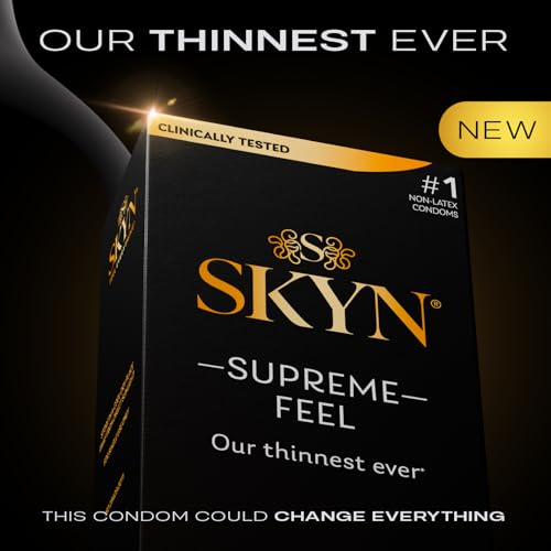 Ultra-Thin Non-Latex Condoms, Pre-Lubricated, 10 Count H498597