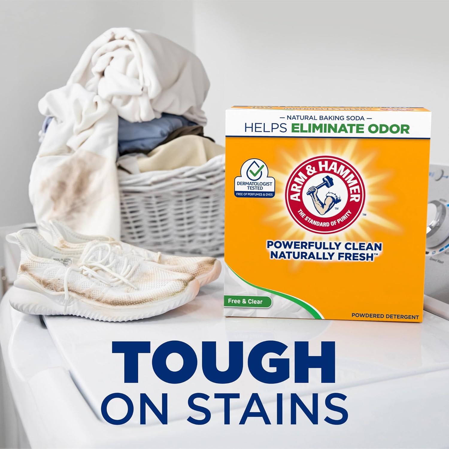 Laundry Detergent Powder, Perfume & Dye Free, 100 Loads P52014