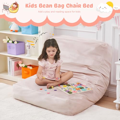Giant Bean Bag Chair Convertible Bed with Microfiber Cover X2136