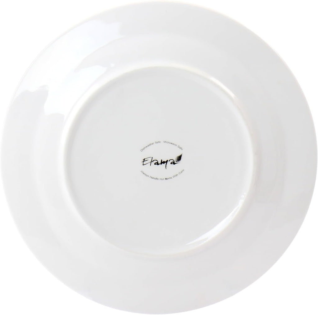 16 Piece Round Porcelain Dinnerware Set C9948