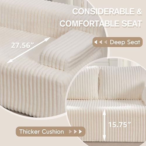 Modular L-Shape Sectional Sofa with Oversized Chaise A47792