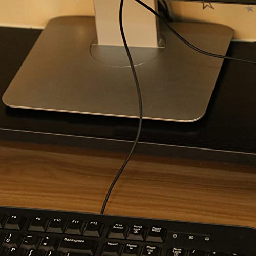 Wooden Monitor Stand Riser with LED Shelf for Desk W4936