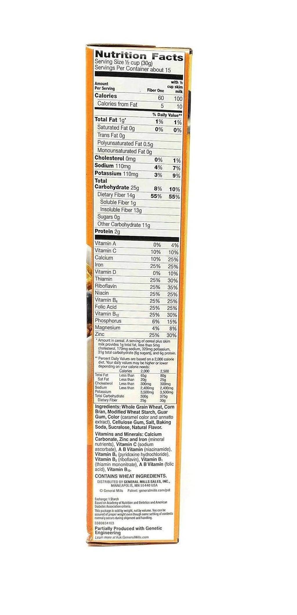 Bran Cereal Original, 16.2 oz, Pack of 3 U821388