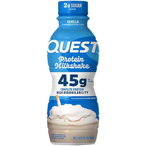 Chocolate Protein Shake, 45g Protein, Ready to Drink, 12 Count P60382