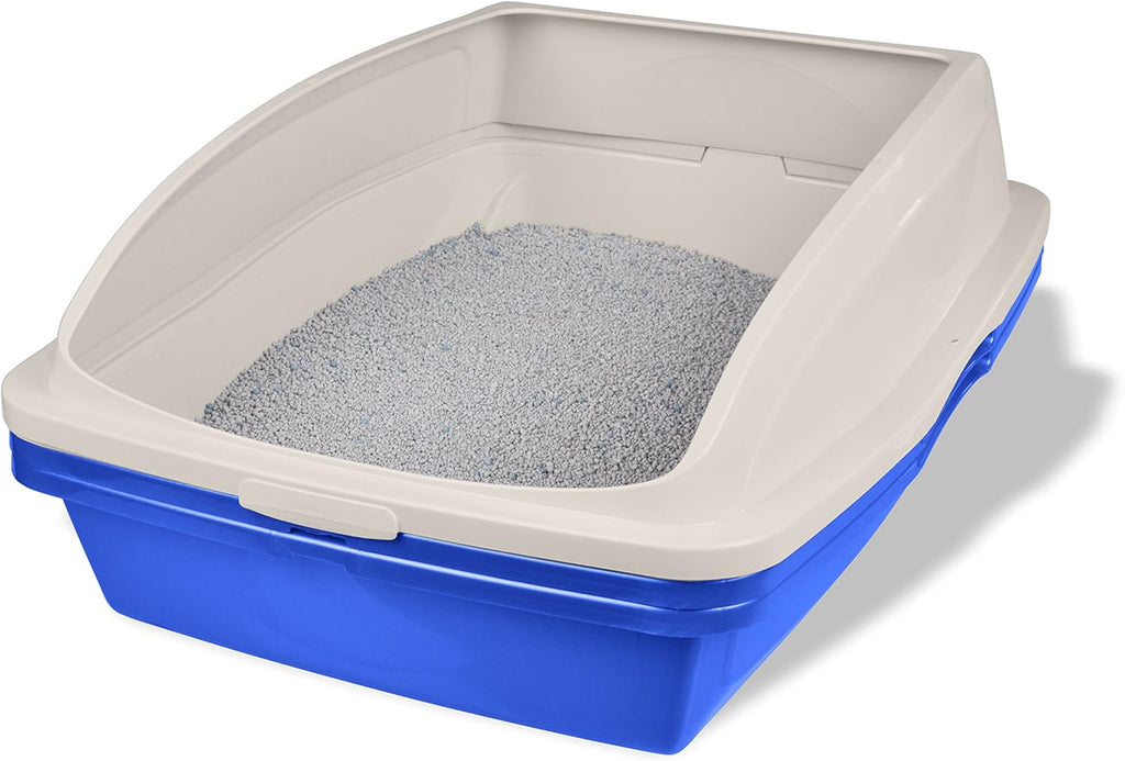 Large Sifting Cat Litter Box with Frame, High Sided N2625