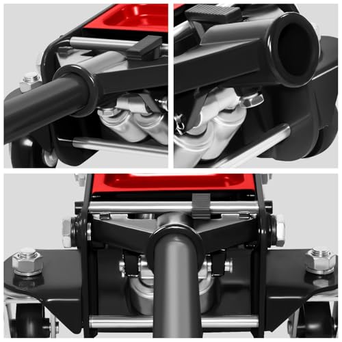 Floor Jack 3 Ton Capacity, Low Profile Heavy Duty Hydraulic Car Jack, Lifting Range 3"-20" O821