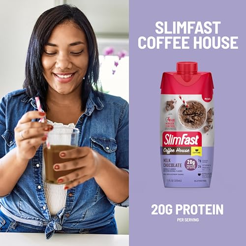 Protein Shake, Chocolate, 20g Protein, Meal Replacement, 12 Count B226310