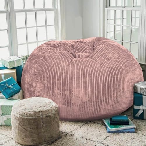 Faux Fur Bean Bag Chair for Adults with Filling Q65946