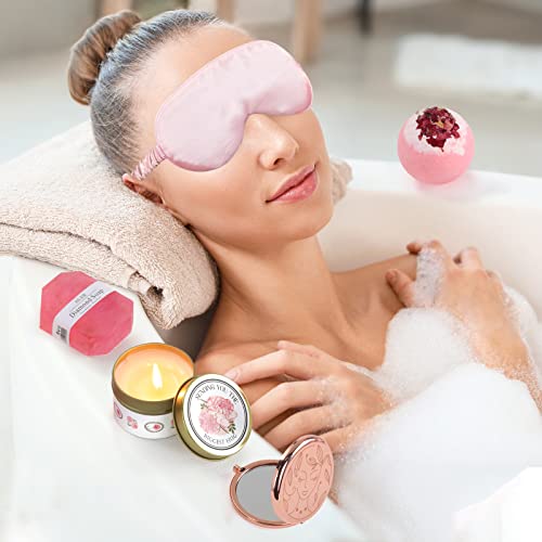 Gift Basket with Tumbler and Blanket for Women W5185