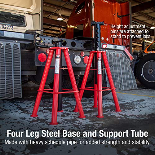 10-Ton Pin Type Jack Stands, Pair I9664