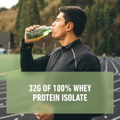 Zero Carb 32g Clear Protein Ready-to-Drink, Whey Protein Isolate, Blue Raspberry, 12 Pack F664096