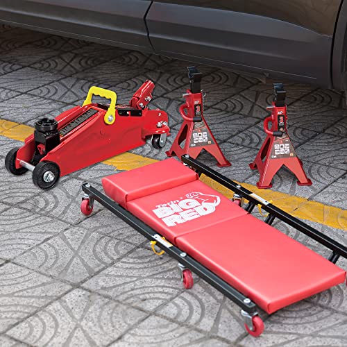 Hydraulic Trolley Floor Jack with Storage Case, 1.5 Ton Capacity G957043