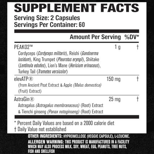 Daily Muscle Builder Supplement for Strength & Growth - 60 Veggie Pills U9496