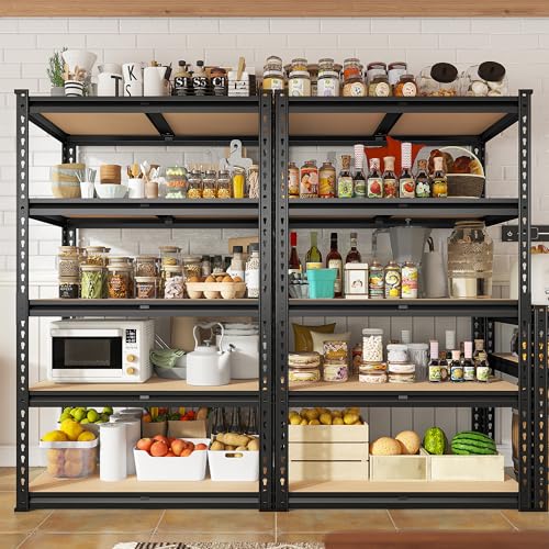 Storage Shelves 6 Tier Heavy Duty Metal Shelving Adjustable L7515