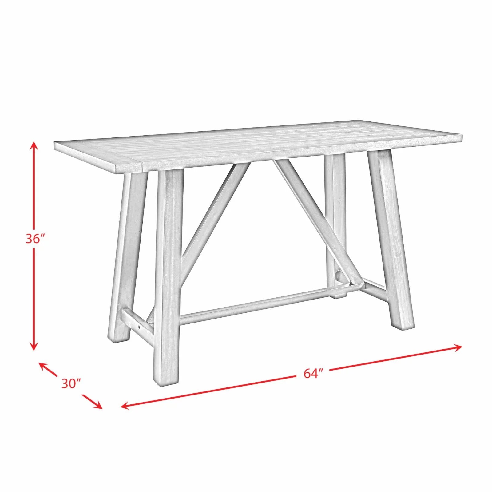 6PC Counter Height Dining Set with Table, 4 Side Chairs and Bench L72592