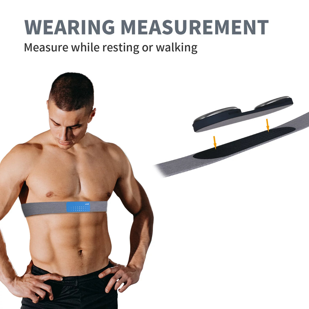 Portable Heart Health Monitor with Chest Strap and Heart Rate Tracker B3644