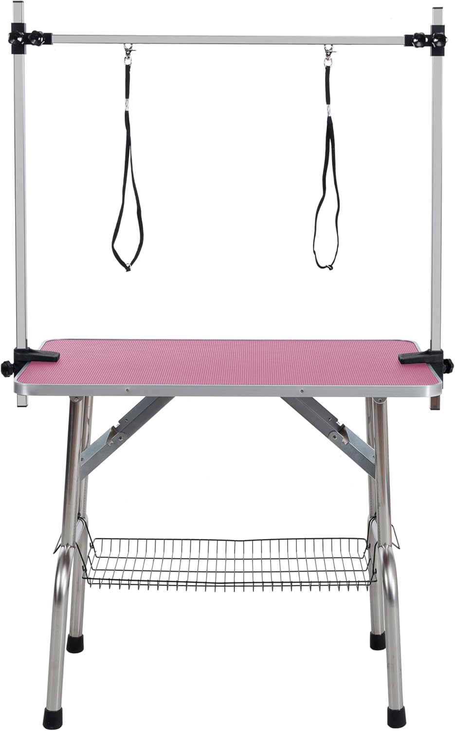 Folding Dog Grooming Table with Adjustable Arm for Small & Medium Dogs T5981