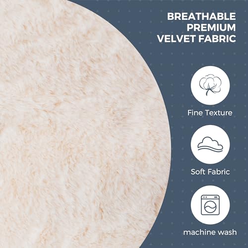 Giant Bean Bag Chair Bed for Adults, Convertible Floor Sofa Mattress R473823