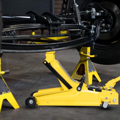 2.5 Ton Trolley Jack with Carrying Case Hydraulic Low Profile Floor Jack for Cars C877326