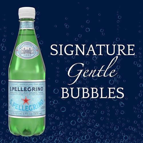 Sparkling Natural Mineral Water, 16.9 Fl Oz, Pack of 12 H722