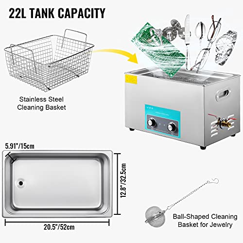 Ultrasonic Cleaner 10L Stainless Steel with Heater and Timer N4029