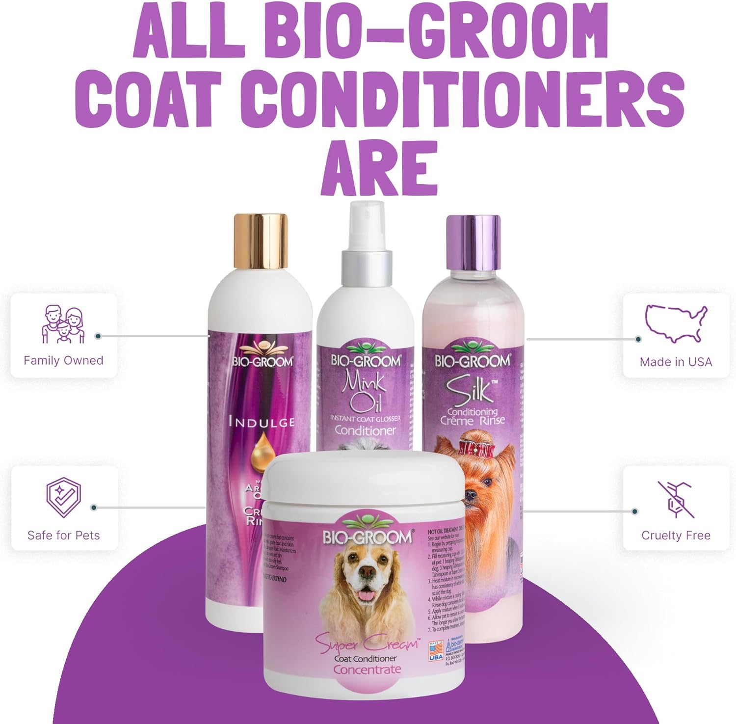 White Shampoo and Silk Creme Rinse Conditioner for Dogs and Cats, Sensitive Skin, 12 Fl Oz S517