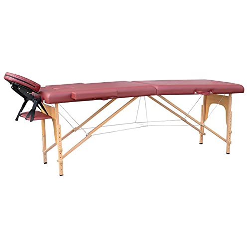Portable Folding Massage Table, 84 Inch Adjustable Height Spa Bed with Carrying Bag J112