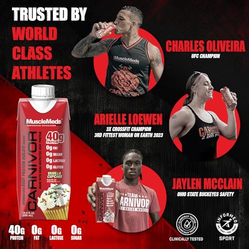 Ready to Drink Protein, Lactose Free, 40g Isolate, Chocolate 16.9 Fl Oz (Pack of 12) B9617