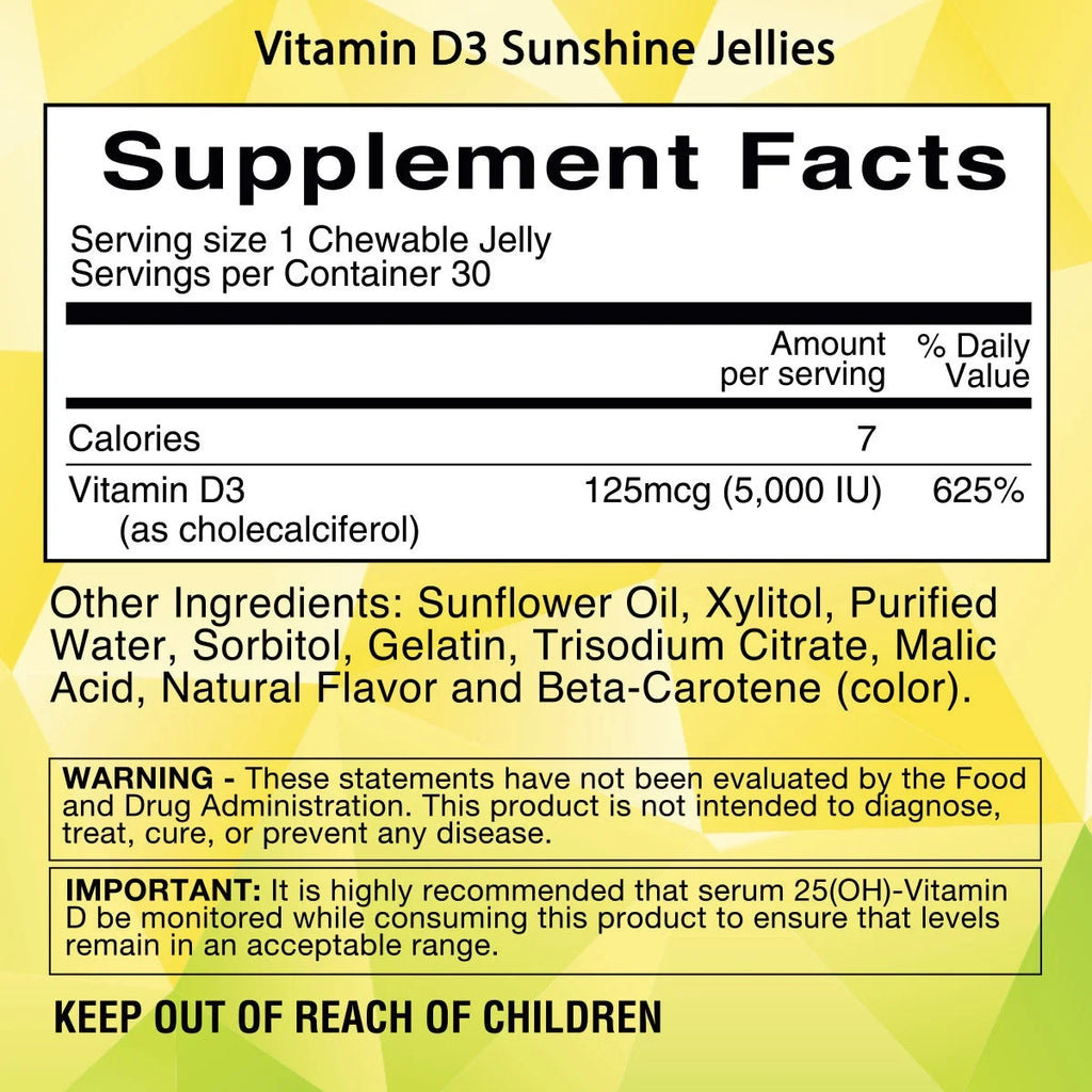 Vitamin D3 Jellies M3636