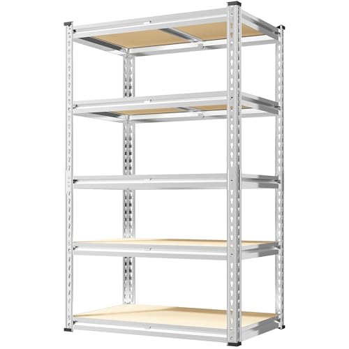 Storage Shelves 6 Tier Heavy Duty Metal Shelving Adjustable L7515