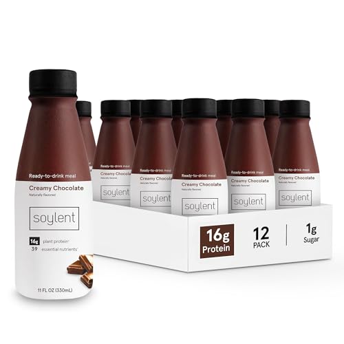 Gingerbread Meal Replacement Shake, Plant Based Protein Drink, 11oz (12 Pack) B2352