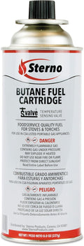 Butane Fuel Cartridge, 8 Oz