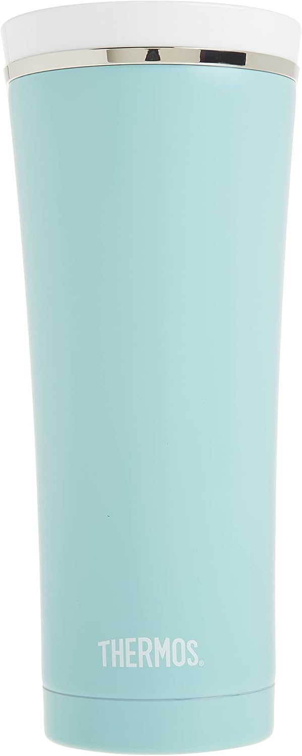 Stainless Steel 16 oz Travel Tumbler, Matte Turquoise N708