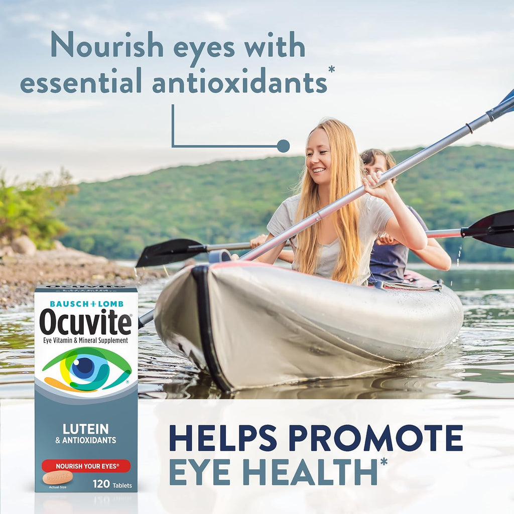 Eye Vitamin and Mineral Supplement with Lutein, 120 Count (Pack of 2) K1151
