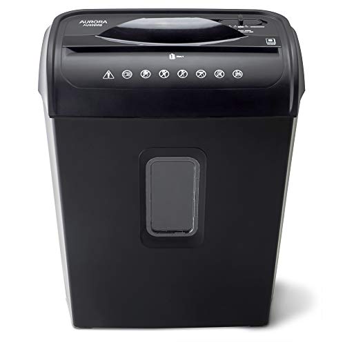 12-Sheet Micro-Cut Paper and Credit Card Shredder with Pullout Basket R7384