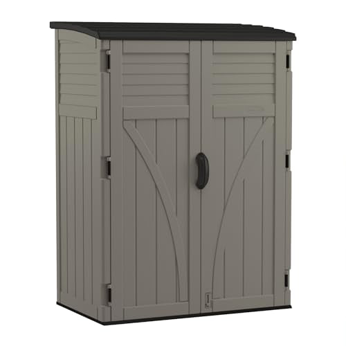Outdoor Storage Shed with Lockable Double Doors, Weather-Resistant O4983